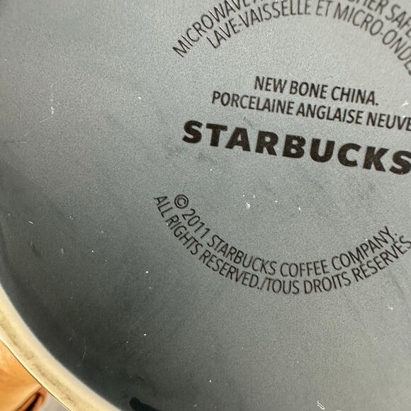 Starbucks 2011 Kenya Black Matte Engraved Mermaid Face Sun Coffee Mug - Picture 5 of 5